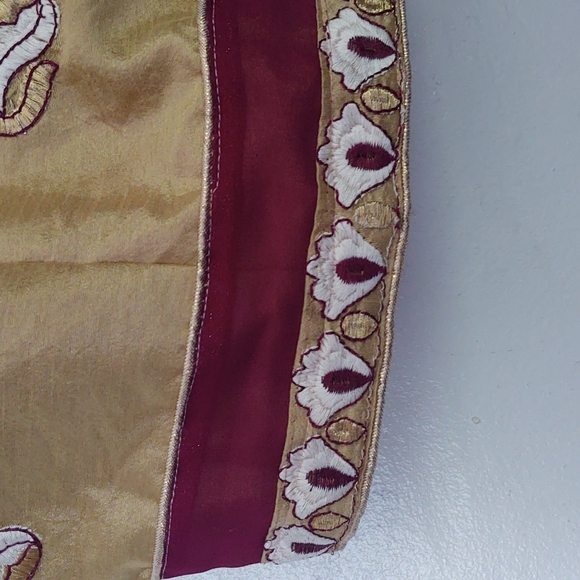 Indian Choli Crop Top Embroidered  Embellished Handmade sz Small - Picture 5 of 17